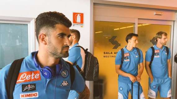 FOTO - Il Napoli torna a casa dopo il lungo ritiro di Dimaro: "Tra pochi minuti, partenza!"