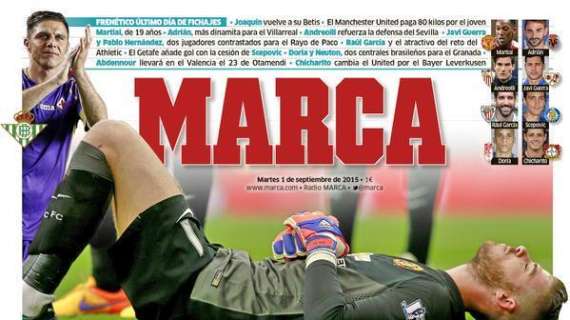 FOTO - Marca sul mancato trasferimento di De Gea al Real Madrid: "Ridiculo"