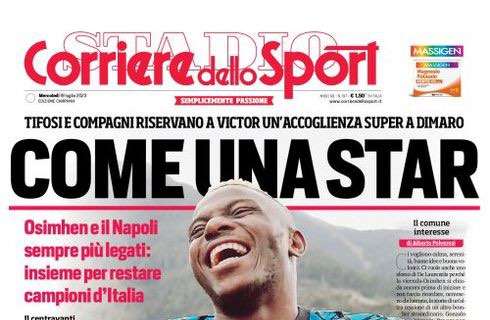 PRIMA PAGINA - CdS Campania: "Zielinski e Lozano in bilico: rischiano di finire fuori rosa"