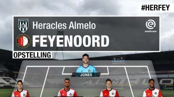 GRAFICO - Euro-avversarie, Heracles-Feyenoord in campo alle 18.30: le formazioni ufficiali