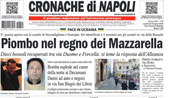 Cronache di Napoli: "Manna vola in Germania con l'offerta per blindare Kvara"