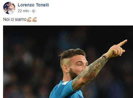 FOTO - "Noi ci siamo!", la carica social di Tonelli in vista della Juventus 