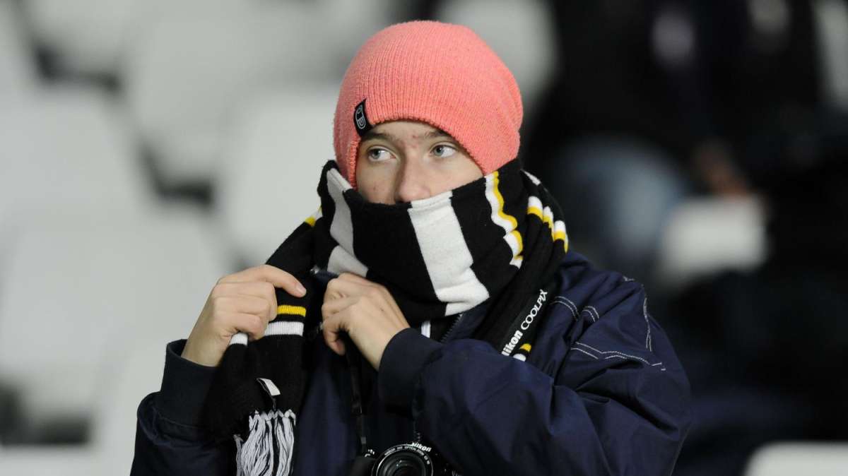 Juve, accoglienza di oltre 100 tifosi