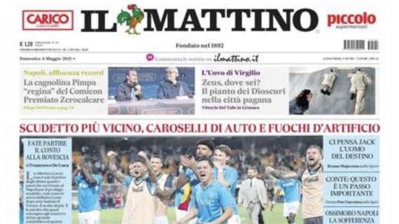 Il Mattino: "È qui la festa"