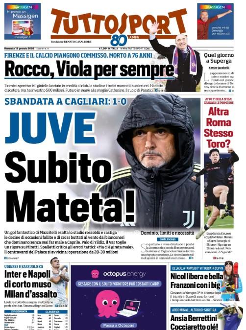 Tuttosport: "Inter e Napoli di corto muso, Milan d'assalto"