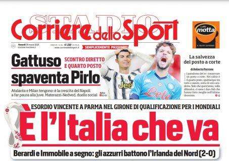 PRIMA PAGINA - Corriere dello Sport: “Gattuso spaventa Pirlo”