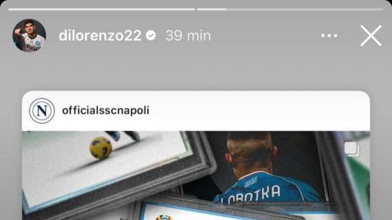 Di Lorenzo-Napoli, gesto social distensivo? I tifosi hanno apprezzato