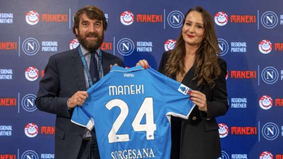 SSCNapoli annuncia la nuova partnership con Maneki: i dettagli