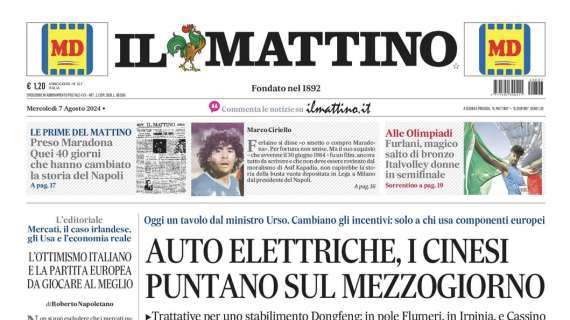 Il Mattino: "Napoli, cinque colpi per la svolta"