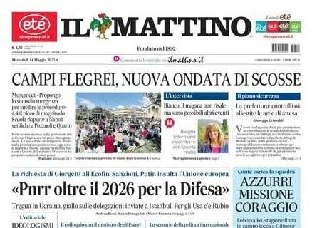Il Mattino: "Azzurri, missione coraggio"