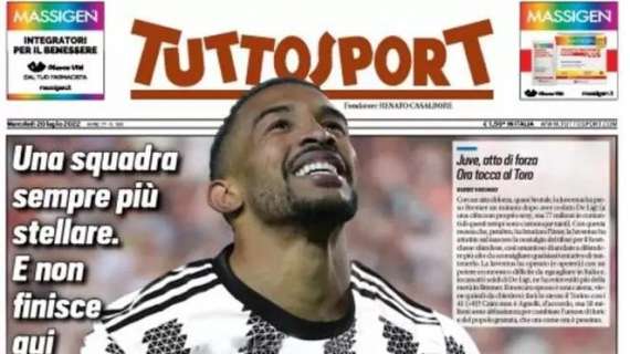 PRIMA PAGINA - Tuttosport: "Sì, Juve Bremer è tuo!"