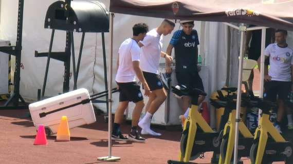 RILEGGI LIVE - Dimaro, day 2: palestra e lavoro col pallone, Gollini in palestra per le visite