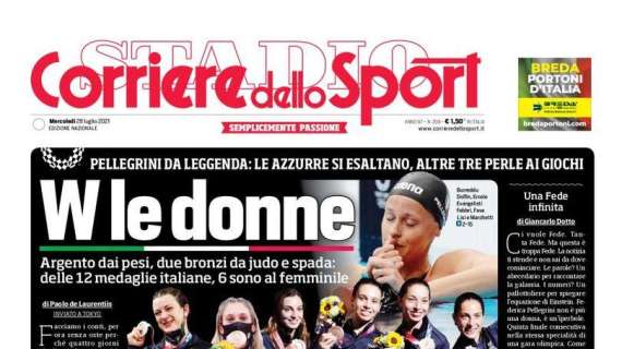 PRIMA PAGINA - CdS: "W le donne"