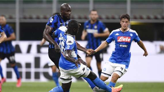 Solito Napoli: crea e non concretizza, Inter avanti 1-0 al 45'
