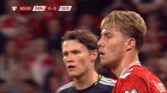 Danimarca e Scozia si dividono la posta: 22' per Hojlund, 96' per McTominay
