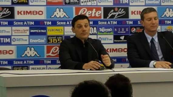 Milan, Montella in conferenza: "Gara in bilico, 2-0 nel nostro momento migliore. Champions? Risaliremo! Sullo Scudetto..."