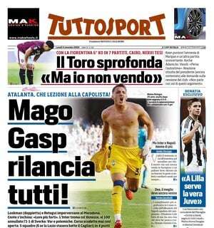 Tuttosport: "Mago Gasp rilancia tutti!" 