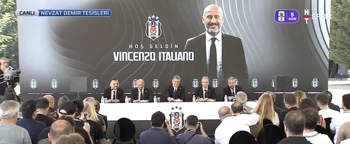 Ds Besiktas presenta Italiano in conferenza: “Saremo primi per PPDA!”, è l’indice di recupero su pressing alto