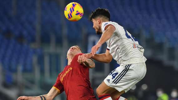 Roma-Genoa finisce 0-0: Zaniolo perde la testa per gol annullato nel finale (col Var)