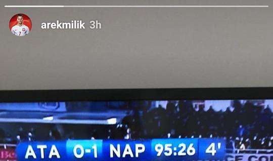 FOTO - L'esultanza di Milik sui social dopo il trionfo azzurro: "Siiii!"