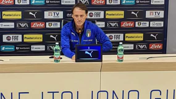 Italia, Mancini in conferenza: "Tonali non sta bene, torna a casa. Sul cambio modulo..."