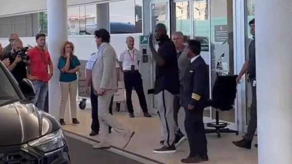 Ecco Lukaku a Ciampino! Big Rom ora a Villa Stuart per le visite mediche