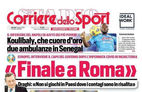 PRIMA PAGINA - Cds Campania: “Koulibaly, che cuore d’oro: due ambulanze in Senegal"