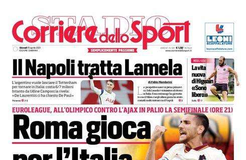 PRIMA PAGINA - CdS Campania: "Il Napoli tratta Lamela"
