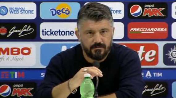 Gattuso in conferenza: "28 tiri, cosa devo rimproverarmi? Le perdiamo tutte così, stessi regali dominando con Sassuolo e Inter!"