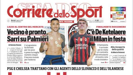 PRIMA PAGINA - Corriere dello Sport: “Inzaghi ha paura”