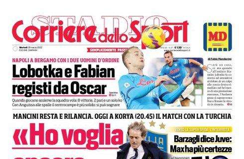 PRIMA PAGINA - Cds Campania: “Lobotka e Fabian registi da Oscar”