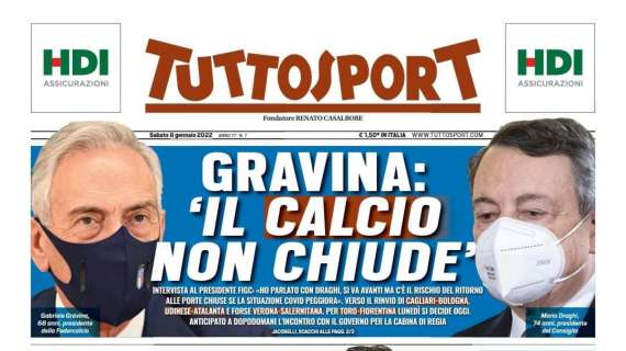 PRIMA PAGINA - Tuttosport: "Juve no gol, no Champions. Mai così male da 22 anni"