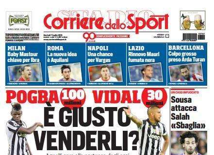 FOTO - CdS in prima pagina: "Napoli, una chance per Vargas"
