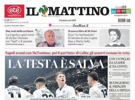 Titolo originale mantenuto: “La testa è salva”