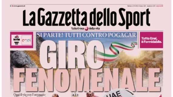 PRIMA PAGINA - Gazzetta: "Milan, avanza Conceiçao. Il Napoli sceglie Pioli"