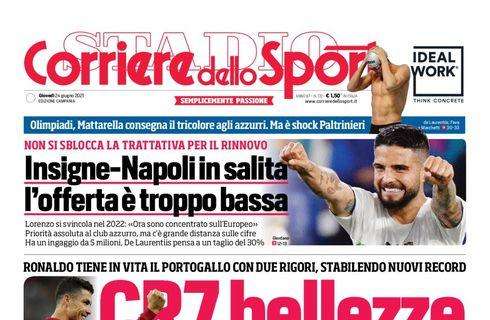 PRIMA PAGINA - CdS Campania: "Insigne-Napoli in salita: l'offerta è troppo bassa"