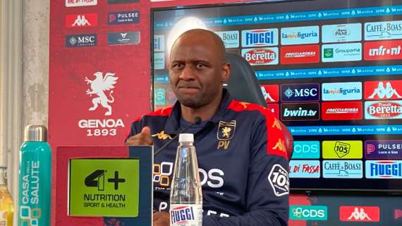 Genoa, Vieira in conferenza: "Pari meritato, abbiamo avuto mentalità e messo grande stress al Napoli"