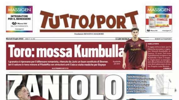 PRIMA PAGINA - Tuttosport: "Koulibaly e Bremer nel mirino di Cherubini"