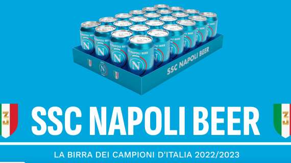FOTO - SSCNapoli annuncia: è arrivata la Napoli Beer, la birra ufficiale dei campioni d’Italia