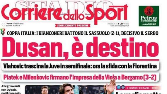 PRIMA PAGINA - Corriere dello Sport: “La voglia matta di Spalletti”