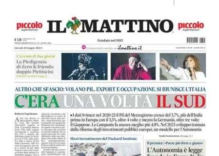 Il Mattino: "Spalletti contro la Spagna senza paura: 'Attacchiamo'"