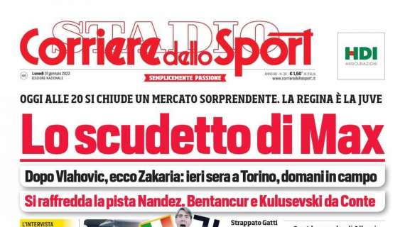 PRIMA PAGINA - Cds: "Januzaj erede di Insigne"