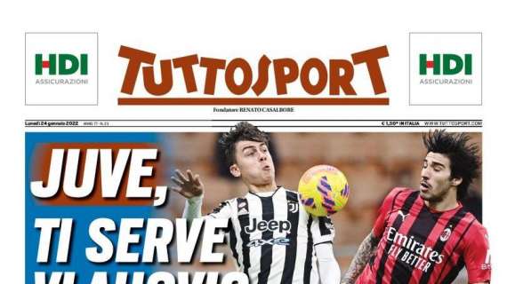 PRIMA PAGINA - Tuttosport: "Il Napoli aggancia il 2° posto"