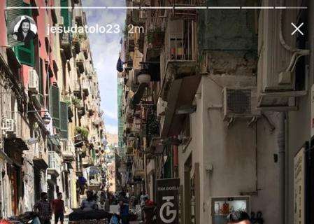 FOTO - Riecco Datolo: l'argentino in vacanza si gode le meraviglie di Napoli