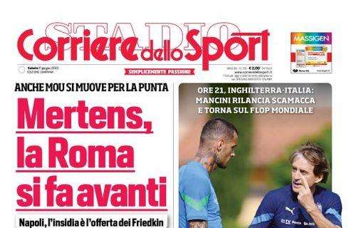 PRIMA PAGINA - Cds Campania: “Mertens, la Roma si fa avanti”
