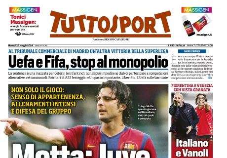 Tuttosport: “Motta: La Juve gioca come il Barça”