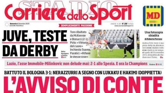 PRIMA PAGINA - CdS titola: "Napoli in ginocchio da Diego, ma è battaglia per l'eredità"