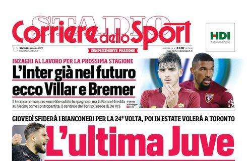 PRIMA PAGINA - CdS Campania: “L’ultima Juve”