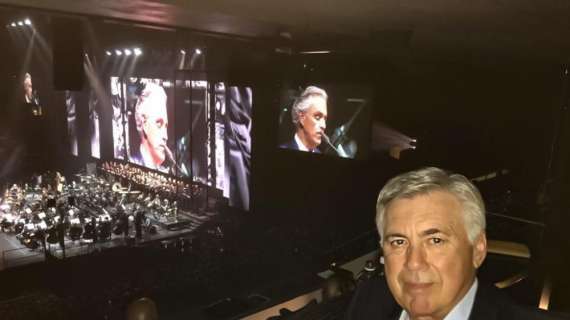 FOTO - Ancelotti al concerto di Bocelli: relax in Canada per l'allenatore azzurro