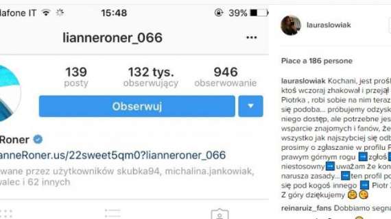 FOTO – Disavventura social per Zielinski: rubato l’account Instagram, lieto fine con l’aiuto di Laura